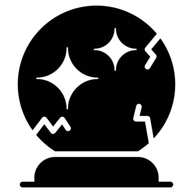 Cadılar Bayramı, korkunç ayna vektör sembol 