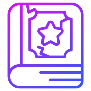 Cadılar Bayramı kitap ana hatları simgesi.