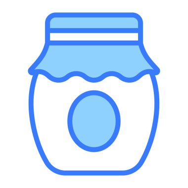 bal kavanozu vektör ana hatları simgesi. Modern ince çizgi sembolleri. Geleneksel elementlerin koleksiyonu.