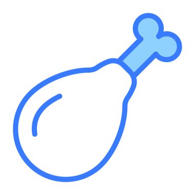 bacak parçası vektör çizgisi simgesi. Modern ince çizgi sembolleri. Geleneksel elementlerin koleksiyonu.