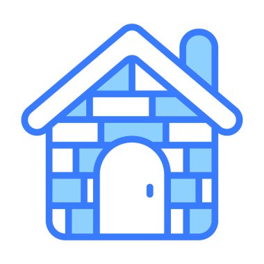 ev vektör çizgisi simgesi. Modern ince çizgi sembolleri. Geleneksel elementlerin koleksiyonu.