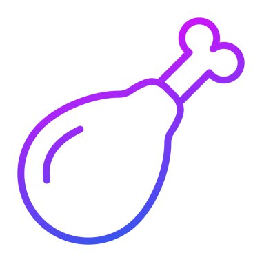 bacak parçası vektör çizgisi simgesi. Modern ince çizgi sembolleri. Geleneksel elementlerin koleksiyonu.