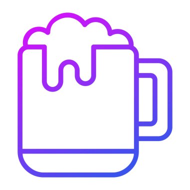 bira vektör ana hatları simgesi. Modern ince çizgi sembolleri. Geleneksel elementlerin koleksiyonu.