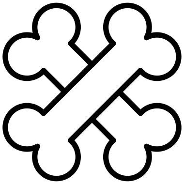 Boons vektör çizgisi simgesi. Modern ince çizgi sembolleri. Geleneksel elementlerin koleksiyonu.