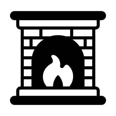 İtfaiye aracı siyah ana hat simgesi doldurdu. Modern ince çizgi sembolleri. Geleneksel elementlerin koleksiyonu.