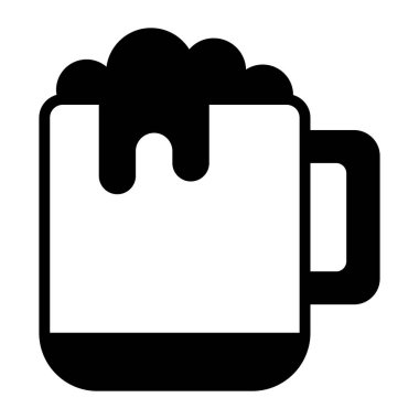 bira vektörü siyah dış hat ikonu. Modern ince çizgi sembolleri. Geleneksel elementlerin koleksiyonu.