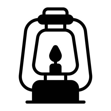 fener vektörü siyah çizgi simgesi. Modern ince çizgi sembolleri. Geleneksel elementlerin koleksiyonu.