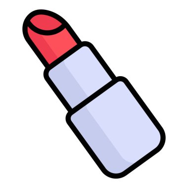 Ruj, kozmetik, makyaj renk çizgisi simgesi