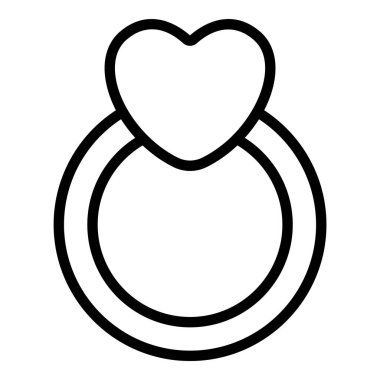 Aşk yüzüğü, mücevher satırı simgesi