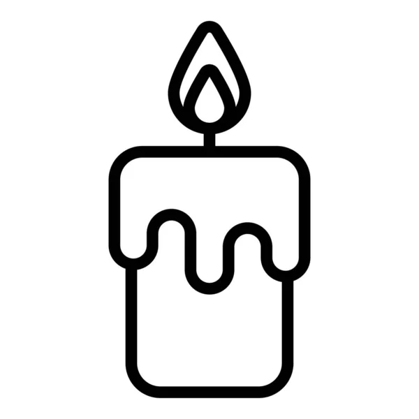 mum, flam, basit çizgi simgesi