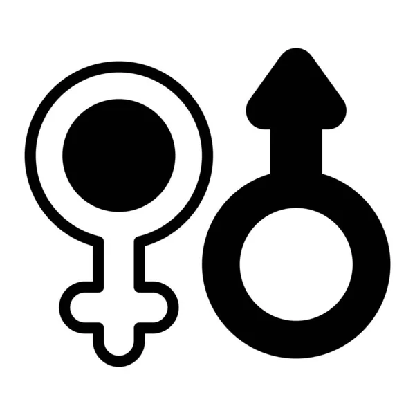 Simbol Gander Pasangan Ikon Vektor Hitam - Stok Vektor