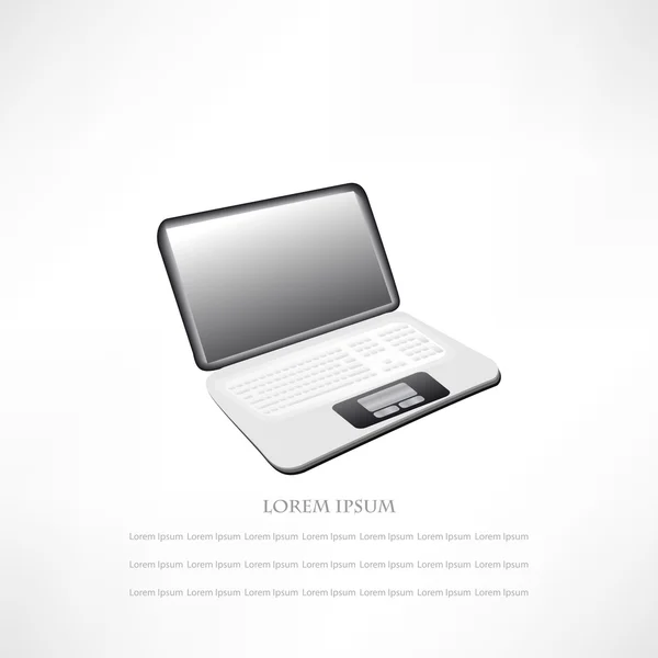 Laptop — Stock Vector