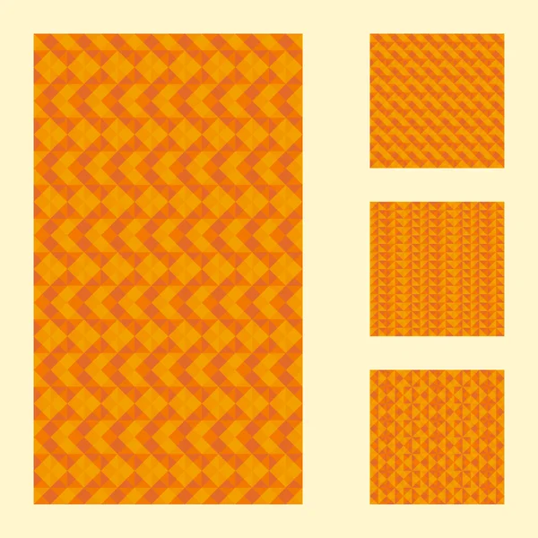 Turuncu geometrik hipster arka plan kümesi.