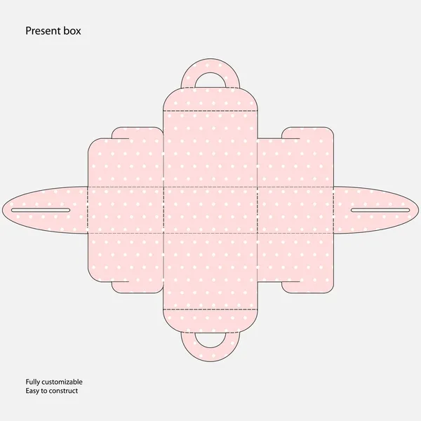 vektör şablon hediye kutusu