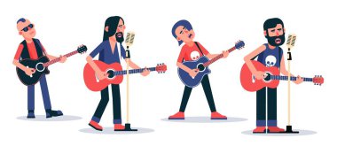 Akustik Gitarlı Şarkıcı