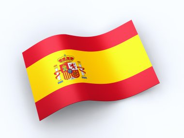 kırpma yolu ile İspanya İngiltere bayrağı