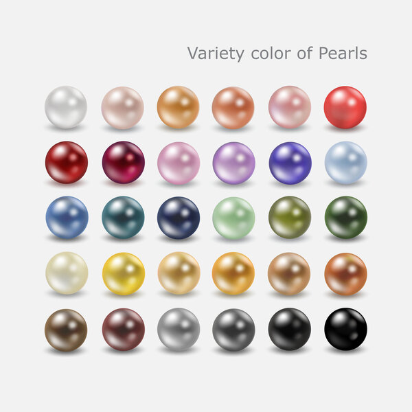 Variety color pearl set