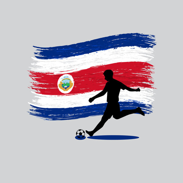 Акция SochPlayer с флагом Республики Коста-Рика на спине
