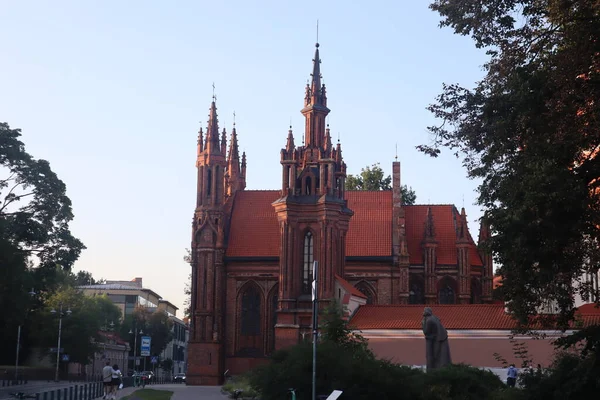 Old Buildings Red Bricks Red Roofs Tourist Attraction — Stock fotografie