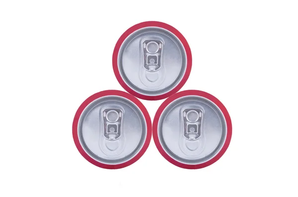 Three drink cans — Stock Photo, Image