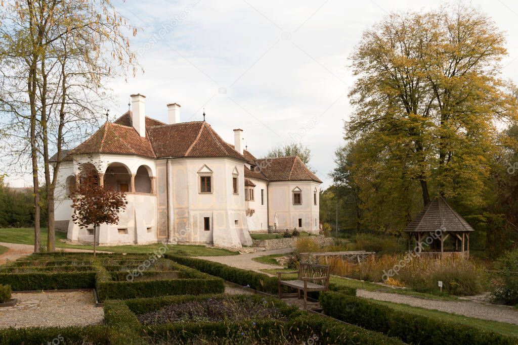 Miclosoara Romania. The late-renaissance Kalnoky castle. It functions as a museum, seven rooms have been arranged. They present the characteristics of the old Transylvanian noble life.