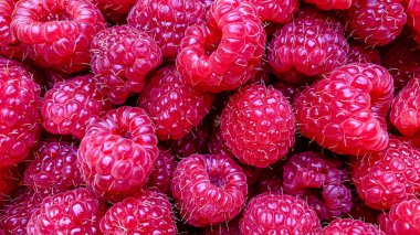 Çok sayıda ahududun doku arkaplanı.