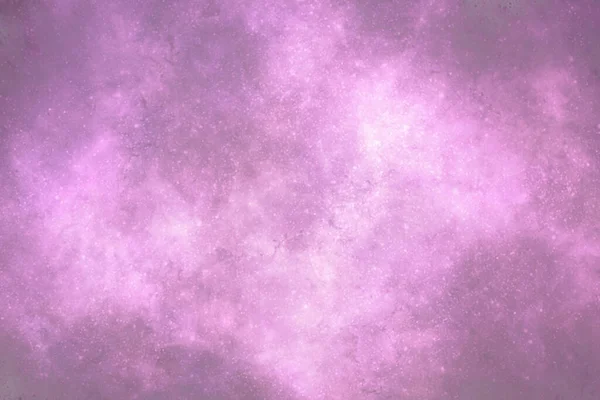宇宙抽象的なピンクの背景は、色の塵、塗料の飛沫を模倣 — ストック写真