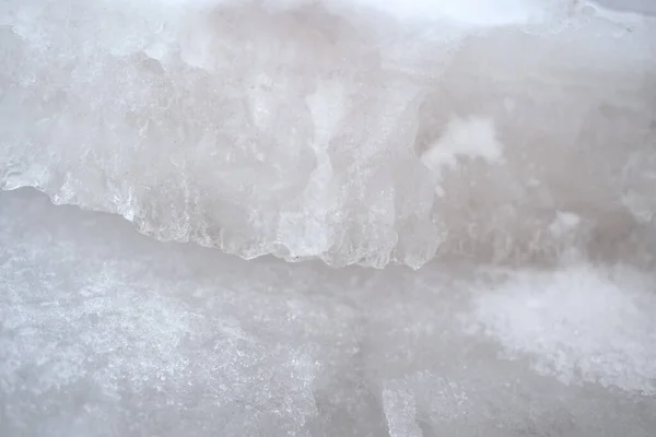 Eishügel Ein Haufen Eisfragmente Auf Der Ostsee Verdichtung Der Eisdecke — Stockfoto