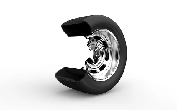 Velg en band sectie 3d — Stockfoto