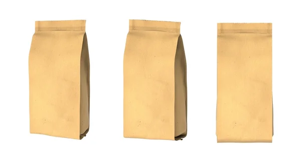 Snack pakket cardboard.packing voor de isolatie van het product. gemakkelijk bewerkbare voor uw ontwerp. — Stockfoto