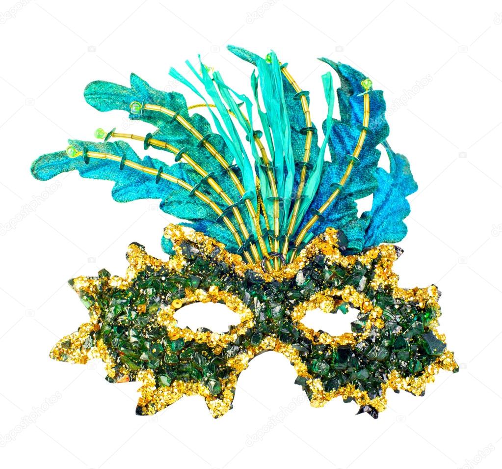 Carnival mask isolated