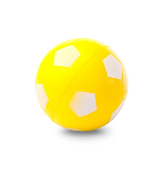 Yellow ball close-up — Stock Photo, Image