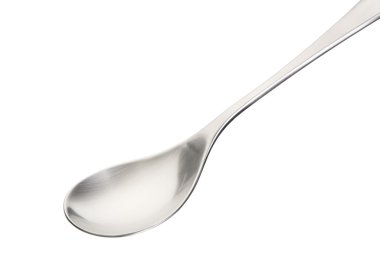 beyaz izole kaşık