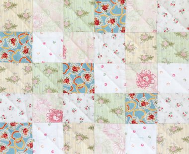 Patchwork Quilt pattern clipart