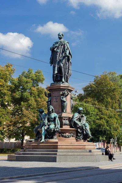 Monachium Niemcy Września 2016 Pomnik Maksymiliana Maxmonument Monachium Niemcy Pomnik — Zdjęcie stockowe