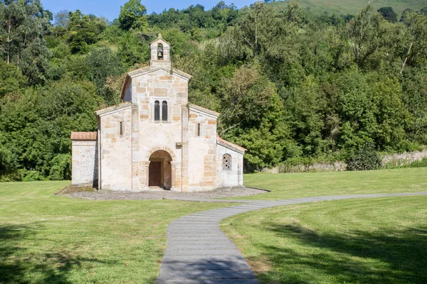 Ein San Salvador Valdedis Conventn Kirche Asturischen Vorromanischen Stil Spanien — Stockfoto