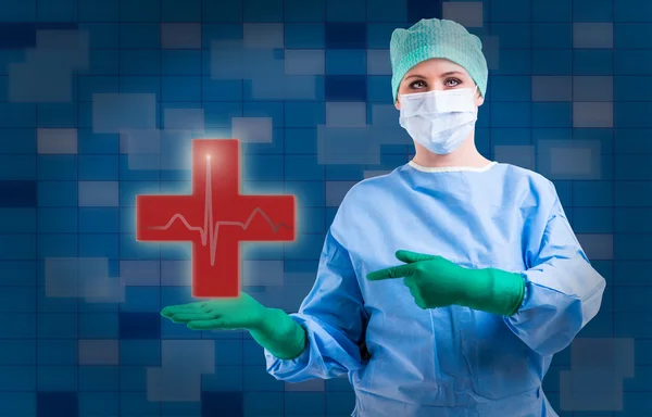 Female medical surgeon doctor — Stock Photo, Image