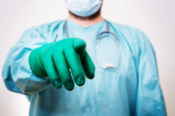 Doctor and hand — Stock Photo, Image