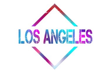 Kaliforniya LOS ANGELES tipografisi, tişört grafikleri, vektörler