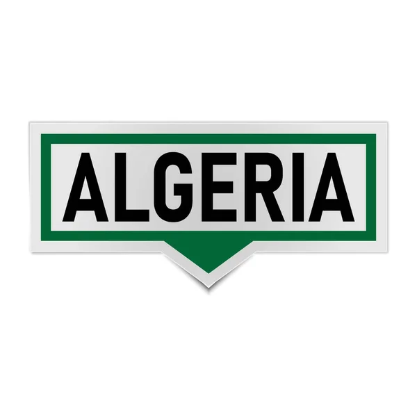 Algerien Wort auf einer Sprechblase - Vektorillustration — Stockvektor