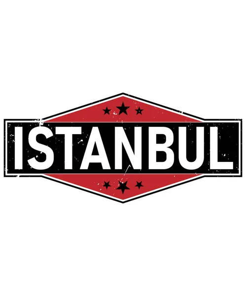 イスタンブールタイポグラフィデザインベクトル Tシャツ ポスターや他の用途のための — ストックベクタ