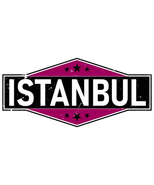 イスタンブールタイポグラフィデザインベクトル Tシャツ ポスターや他の用途のための — ストックベクタ