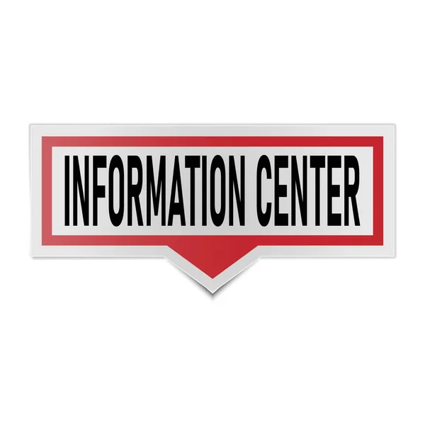 Informatie Center Tag Banners Set Ondersteuningsbord Faq Informatie Symbool Heb — Stockvector