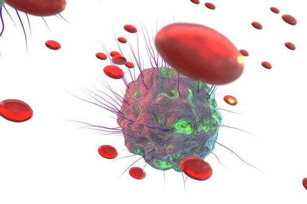 3d rendering illustration antibody infection medical health pandemic risk with red blood.Chinese pathogen respiratory influenza Coronavirus ,Antivirus COVID-19 disease influenza cells. flu immunity.