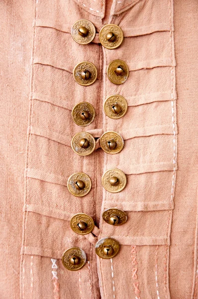 North of Thailand native clothing with Gold buttons