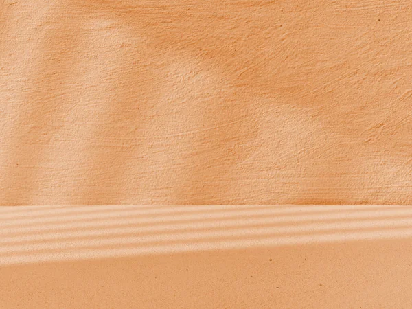窓からの光でオレンジ色のコンクリートの背景 — ストック写真