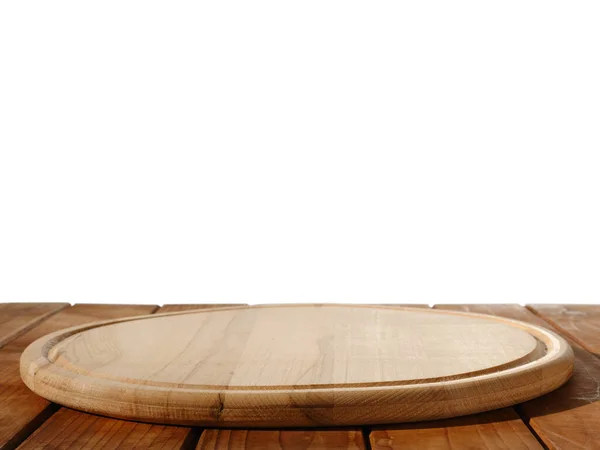 Кухонная Доска Столе Изолированным Фоном Столе — стоковое фото