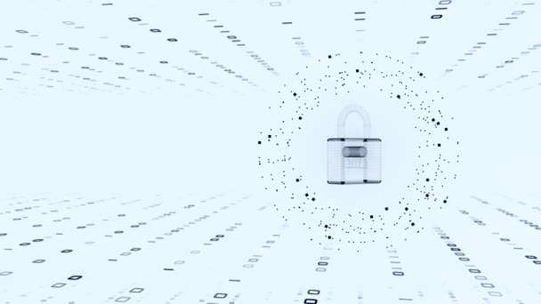 Digital Transformation Cloud Computing Data Center Concept Illustration — Stock Video