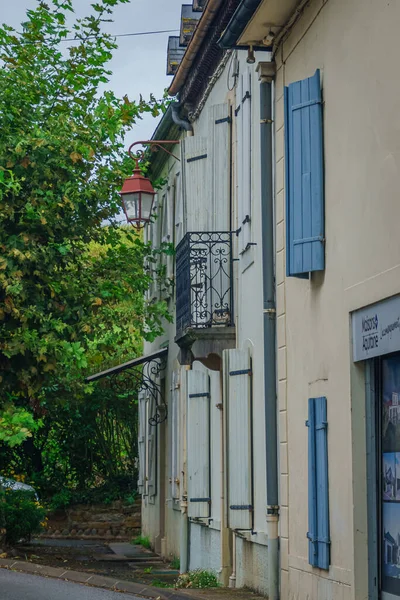 Beautiful Streets Navarrenx France October 2021 — 图库照片