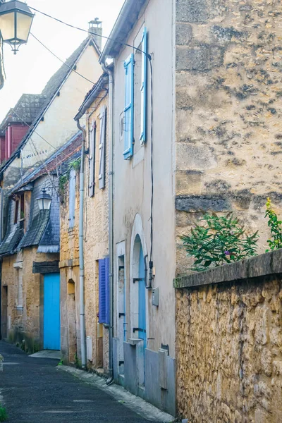 Details Van Prachtige Straten Van Montignac Frankrijk Oktober 2021 — Stockfoto